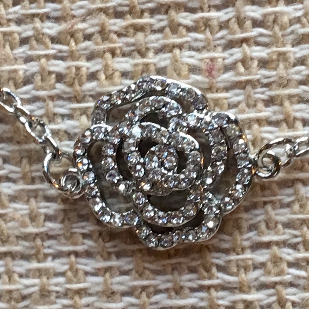 Gorgeous NWOT kate spade Pave Rose Bracelet! - Picture 2 of 7